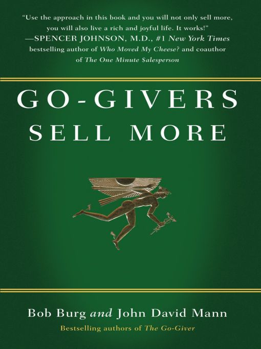 Title details for Go-Givers Sell More by Bob Burg - Available